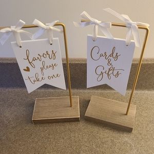 table decorations for wedding or bridal shower bought at hobby lobby fall 2023